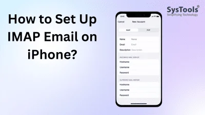 setup imap email on iphone