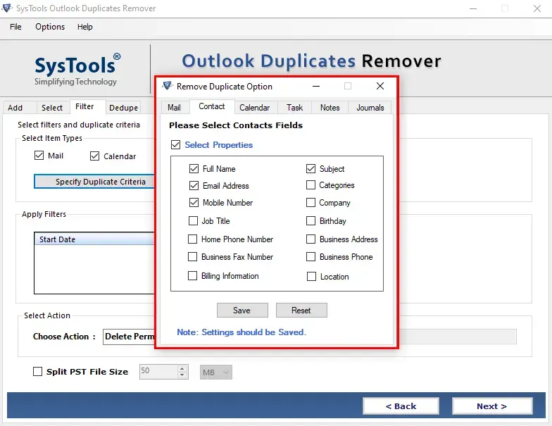 Outlook PST Duplicate Remover