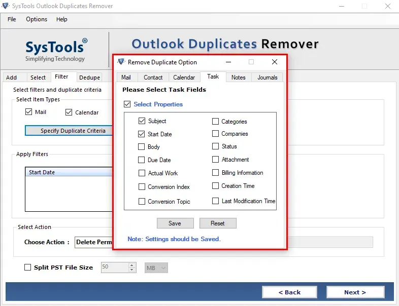 Outlook Duplicates Remover