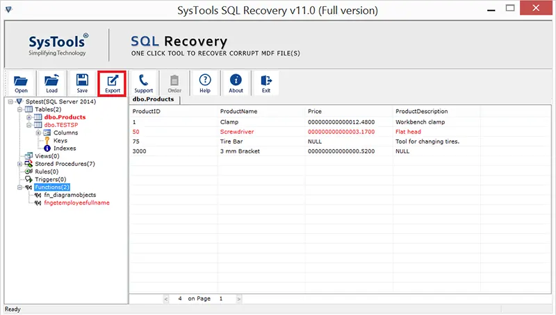 preview database files