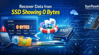 SSD Showing 0 Bytes in DiskPart
