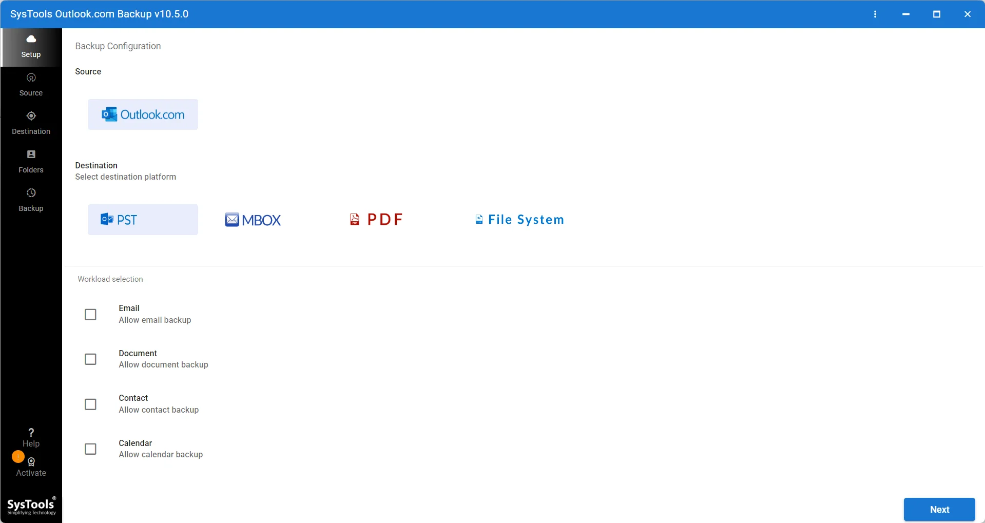 Outlook.com Data Backup