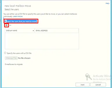 add exchange mailbox