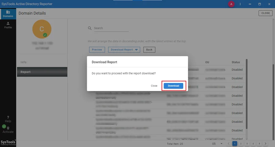 download button