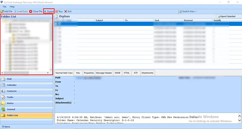 preview data