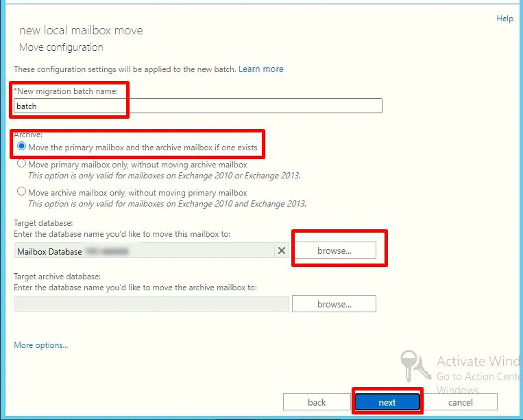 enter migrate batch name
