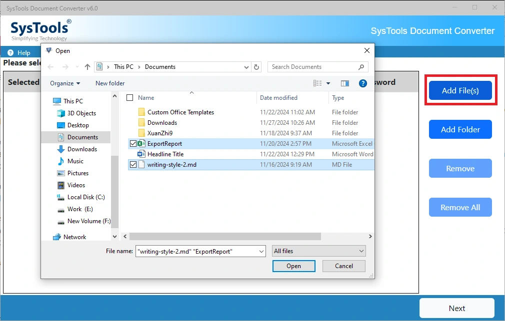 add multiple .php files
