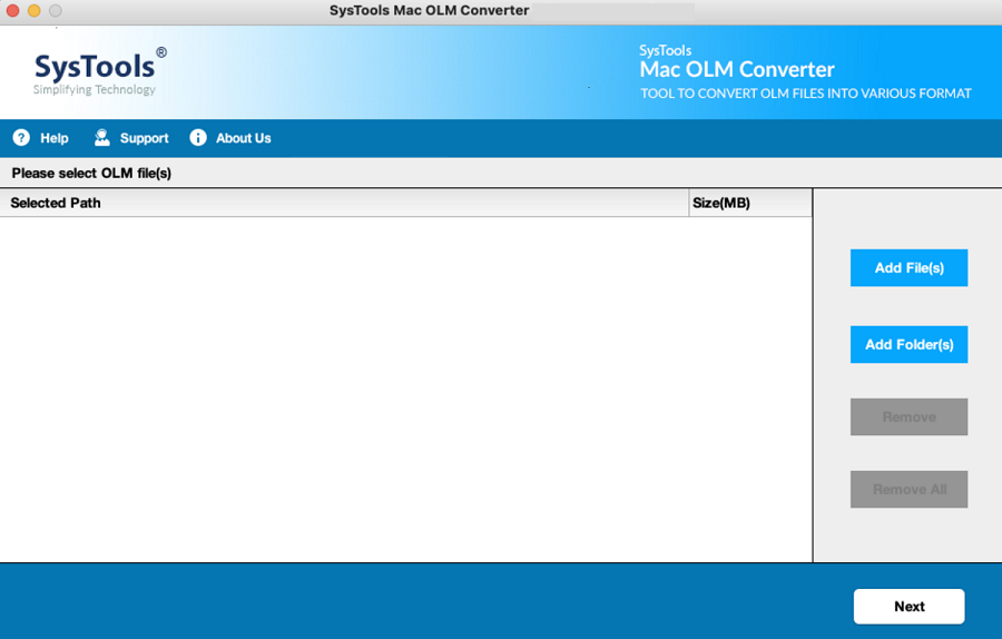 Mac OLM to EML Converter