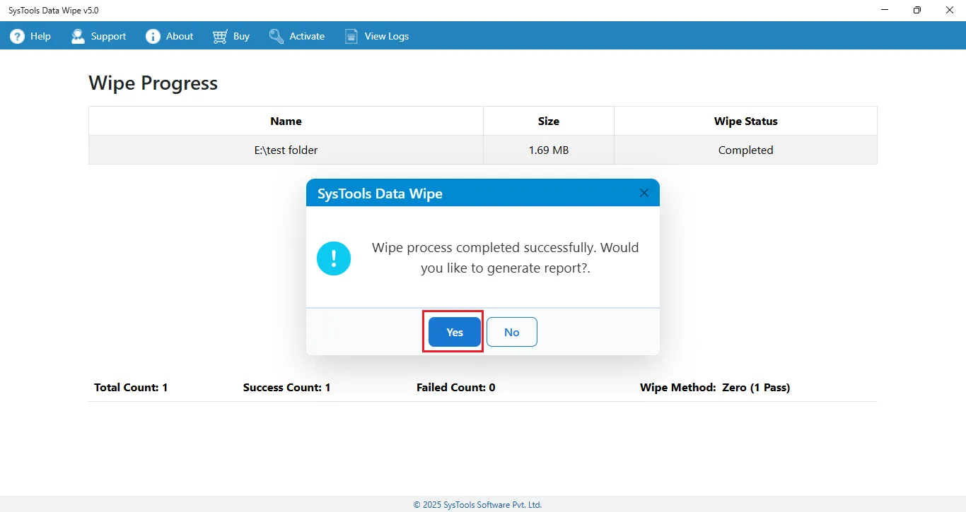 mac drive Wipe Process