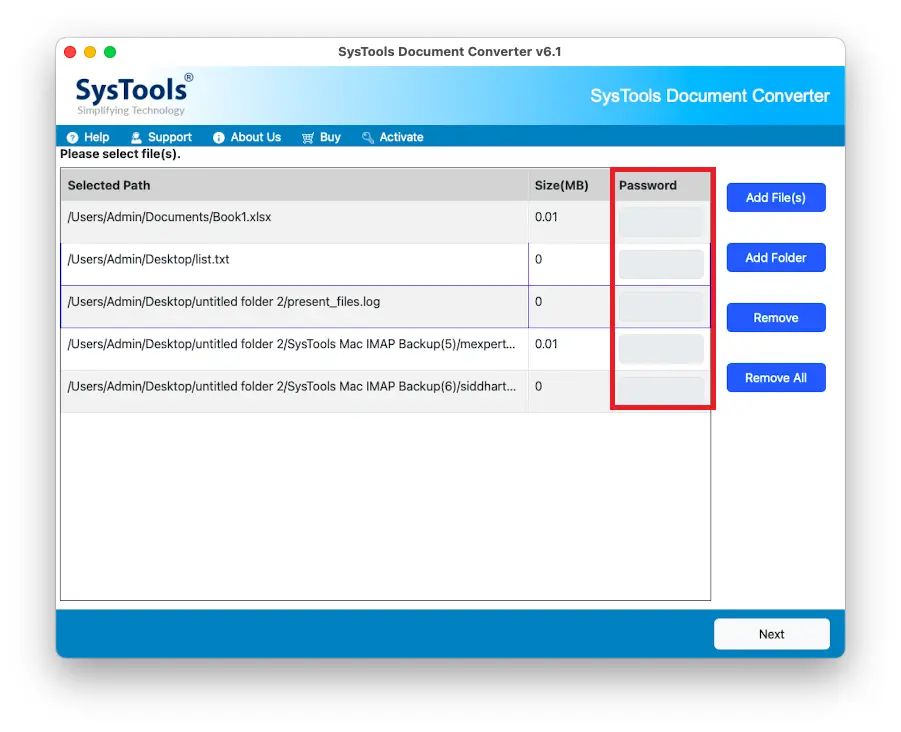 process password protected docm files