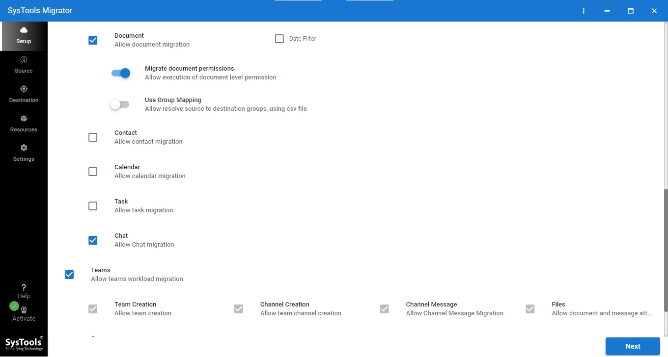 workload selection