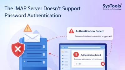 The IMAP server doesn't support password authentication