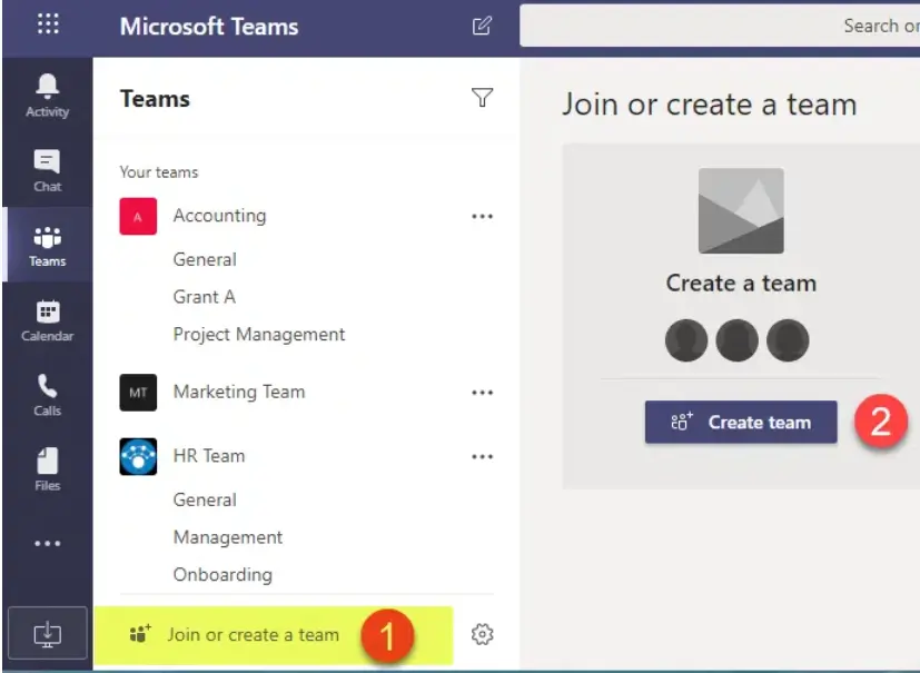 join or create team