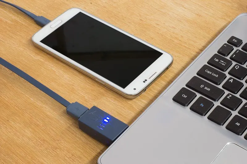Transfer files through USB cabel