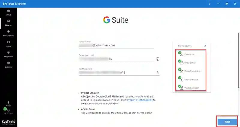 provide admin account credentials