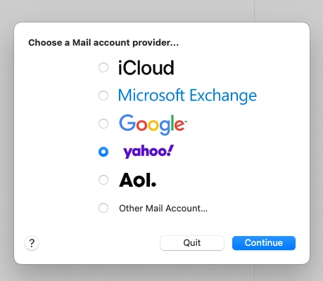 choose from a list