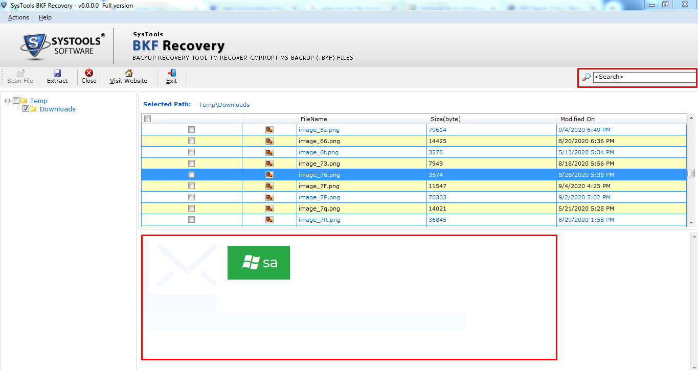 extract zip file data