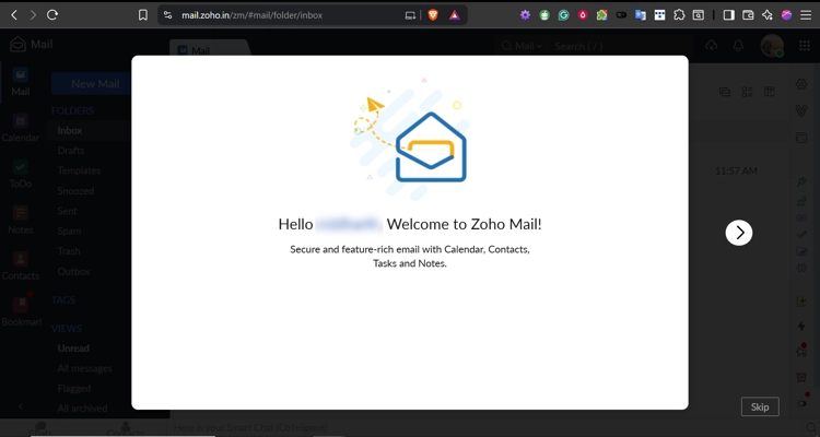 Zoho Email Account